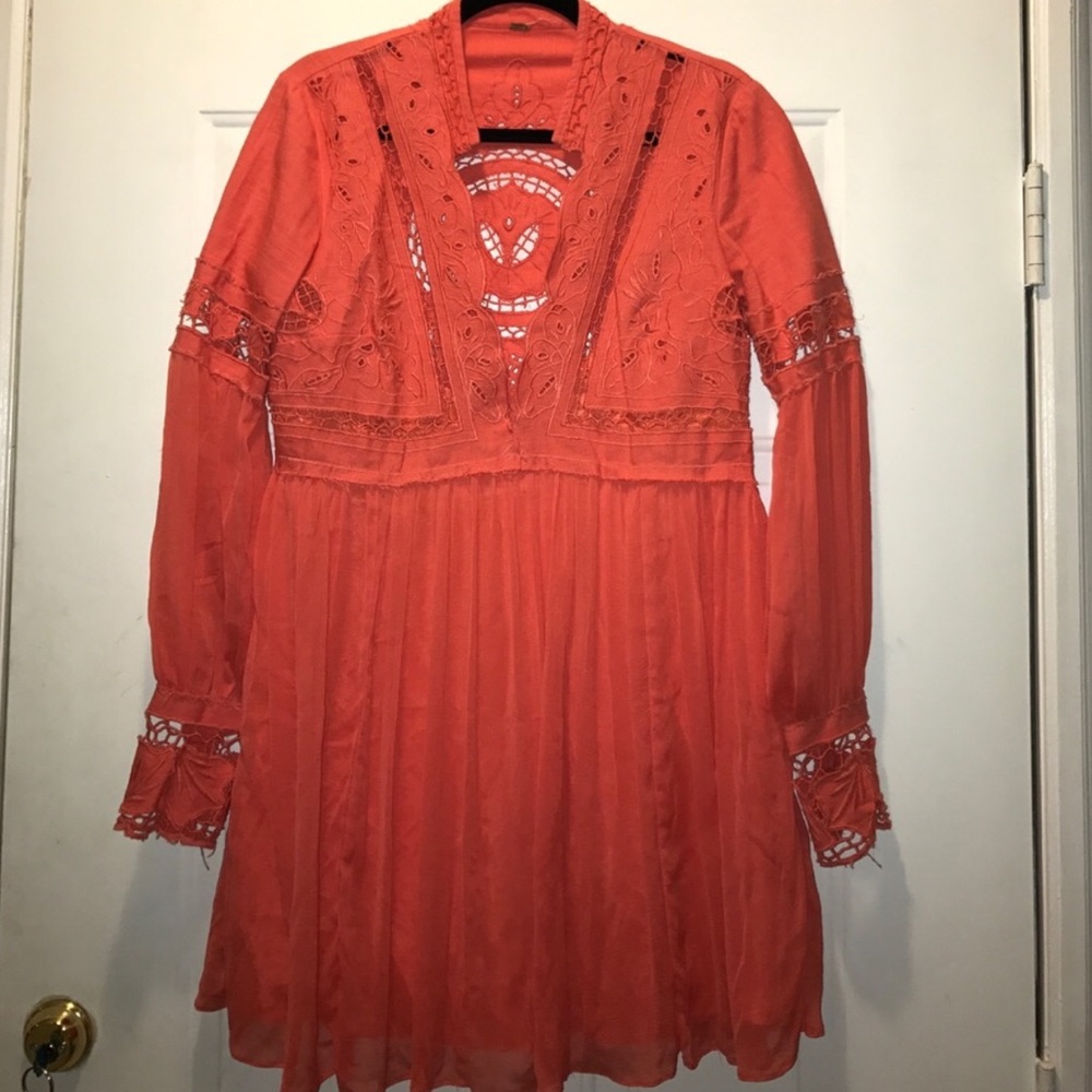 Free People Embroidered Dress